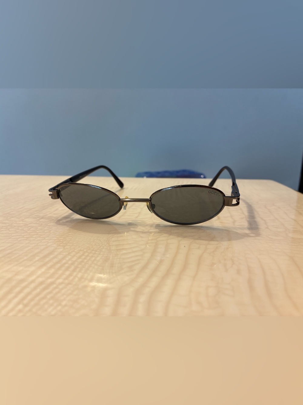 Gucci Black Metal Frame Sunglasses - Picture 10 of 13